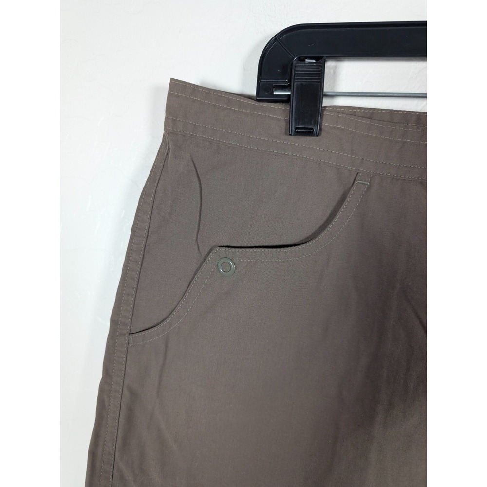 Columbia Shorts Women's‎ Large 5 inch Brown Snappy Cargo II Relaxed Fit Hiking - Picture 4 of 11